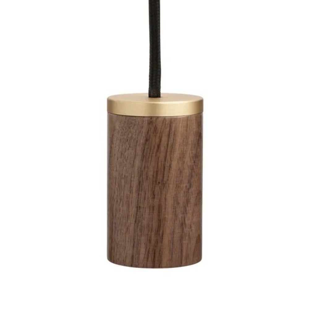 Tala Knuckle Pendant Light Walnut Bulb Holder $145 Retail
